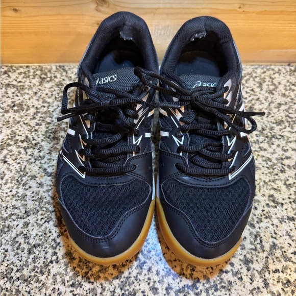 ASICS Black Athletic Shoes Size 8 - Picture 1 of 6